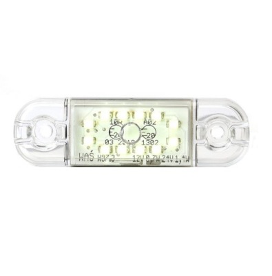 Габаритний ліхтар фара габаритна білий led slim фото №1