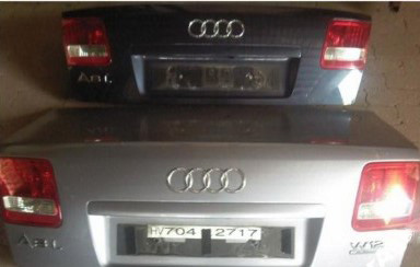 Audi a8 d3 4e0 задняя крышка багажника разные цвета фото №1