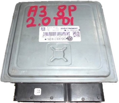 AUDI A3 8P 2.0 TDI COMPUTER 03G906018DN 5WP45567AC - milautoparts-fr.ukrlive.com