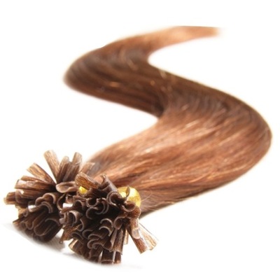 40cm Naturalne Włosy pasemka KERATYNA łuska EUROPEJSKIE