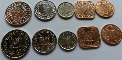 SURINAM zestaw 5 monet