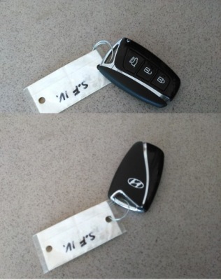 Hyundai santa fe iii 2012- ключ pilot smartkey фото №1
