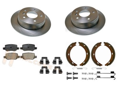 DISCS PADS BRAKE SHOES BRAKE REAR MERCEDES A-CLASS W168 - milautoparts-fr.ukrlive.com