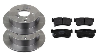 DISCS + PADS REAR HYUNDAI IX35 SANTA FE I 284MM - milautoparts-fr.ukrlive.com