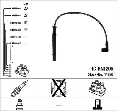 D'ENTRAÎNEMENT NGK RC-RN1205 44338 - milautoparts-fr.ukrlive.com