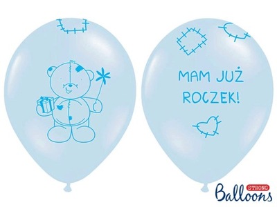 Balon balony pierwsze 1 urodziny MAM JUŻ ROCZEK