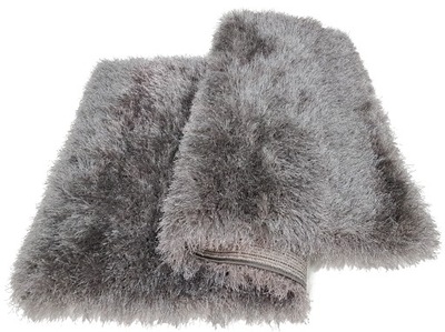Dywan GLOSSY GLORIA szary lurex shaggy 200x290 2x3