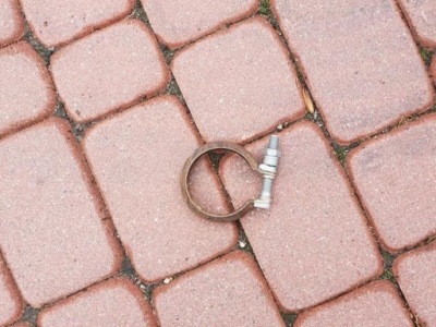 Хомут катализатора хомут opel astra k v фото №1