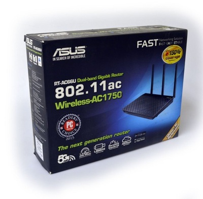 ASUS RT-AC66U ROUTER BOX !LANX