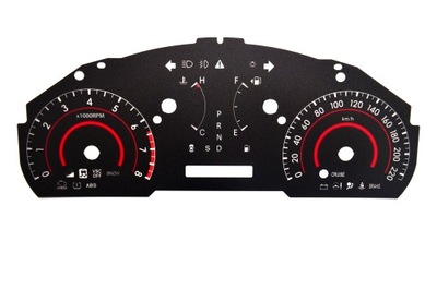 TOYOTA HIGHLANDER 2 - DISCS DASHBOARD FROM MPH ON KM - milautoparts-fr.ukrlive.com