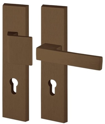 Klamko- gałka zewnętrzna Royal AXA stare zł. 72mm