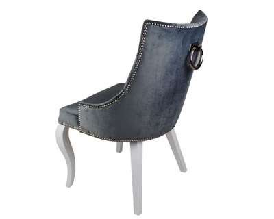 KRZESŁO PIKOWANE Z KOŁATKĄ GLAMOUR CHESTERFIELD
