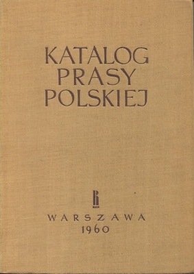 KATALOG PRASY POLSKIEJ 1960