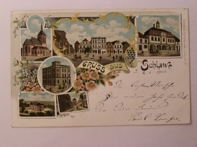 Sławno Koszalin Schlawe cudna lit. sec. 1901