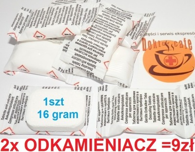 2szt po 16g odkamieniacz tabletka Siemens Melitta Caffeo Nivona NICR Miele