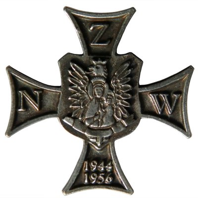 Krzyż NZW - odznaka Narodowe Zjednoczenie Wojskowe