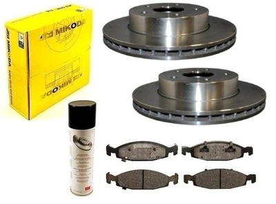 DISCS PADS JEEP GRAND CHEROKEE WJ WG 1999-2005 FRONT SYSTEM ATE  