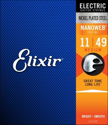 Elixir NanoWeb 11-49 struny do gitary elektrycznej