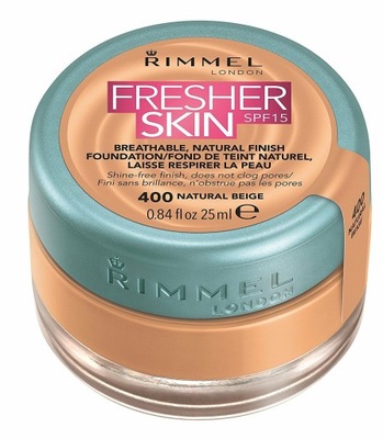 Rimmel Fresher Skin 400 Natural Beige Podkład do twarzy 25 ml SPF 11-20