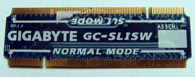 SLI mostek GIGABYTE GC-SLISW REV 1.0 100% OK JhF