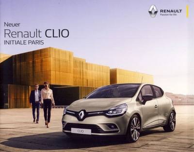RENAULT CLIO INITIALE PROSPEKT MODELO 2018 AUSTRIA  