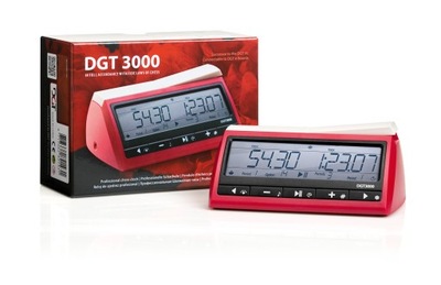 Profesjonalny zegar elektroniczny do partii szachowych turniejowy DGT 3000