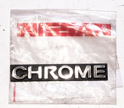 Emblemat Napis NISSAN "CHROME"