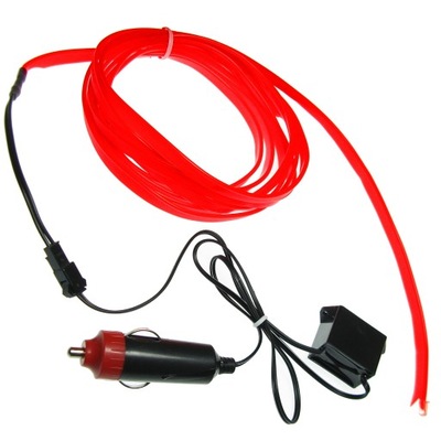 CÂBLE À FIBRES OPTIQUES VOILE EL WIRE AMBIENT COURROIE 2M ROUGE - milautoparts-fr.ukrlive.com