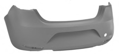 Новий бампер задня seat leon ii 1p 06-09 оригінальний номер aso rzeszów фото №1