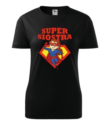 koszulka SUPER SIOSTRA prezent r. XXL