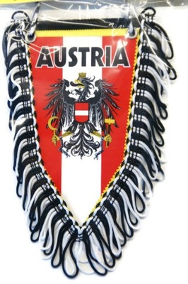 PROPORCZYK pięciokątny flaga AUSTRIA TIR BUS