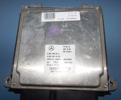 MERCEDES 906 MODULE BLOC DE CONTRÔLE DE MOTEUR 6519000601 - milautoparts-fr.ukrlive.com