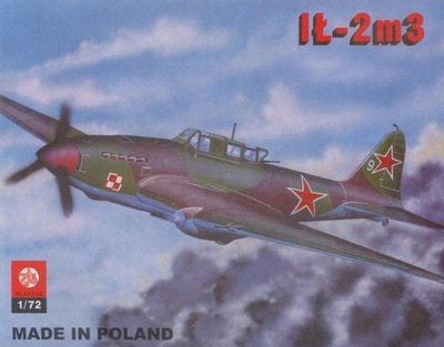 WOJSKOWY SAMOLOT do SKLEJANIA skala 1:72 IL-2M3 modelarstwo SAMOLOTY duże