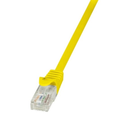 Patchcord Kabel sieciowy U/UTP 5e Logilink RJ45 / RJ45 1 m żółty
