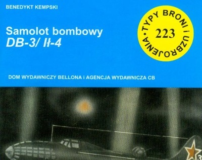 SAMOLOT BOMBOWY DB-3/IŁ-4 TBIU NR 223 TABLICE FOTO