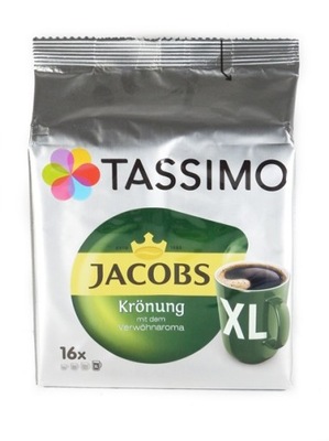 KAWA JACOBS TASSIMO Kronung XL z NIEMIEC 16dy