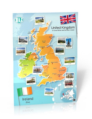 British Isles Map - Poster