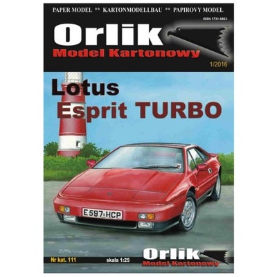 Orlik 111 - Samochód Lotus Esprit TURBO 1:25