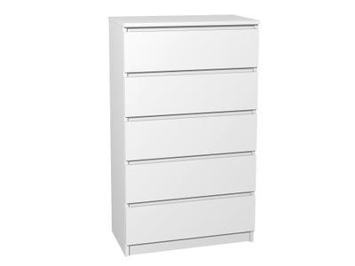 KOMODA BIAŁA YORK 70 5 SZUFLAD