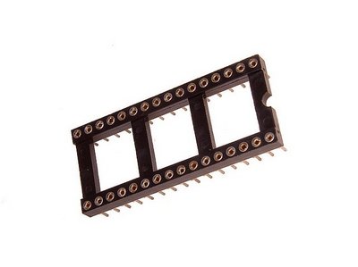 Podstawka precyzyjna 32 PIN szeroka 2,54mm x3szt