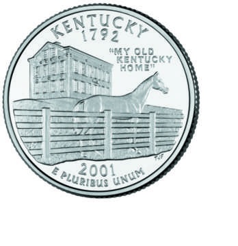 25 centów (2001) Stany USA - Kentucky Mennica Philadelphia