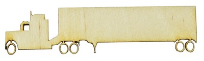 Drewniane scrapki TIR 15cm decoupage sklejka