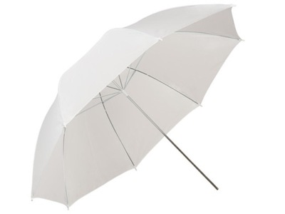 Parasolka biała transparentna 50cm Powerlux