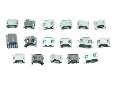 Gniazdo mikro micro USB zestaw x17szt