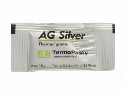 Pasta termoprzewodząca AG Silver 0,5g x2szt