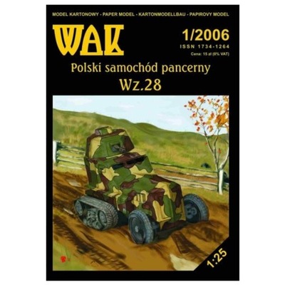 WAK 1/06 WZ.28 - polski samochód pancerny 1:25