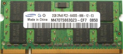 Pamäť RAM DDR2 Samsung M470T5663QZ3-CF7 2 GB