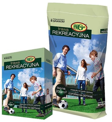 REKREACYJNA - idealny trawnik na działce 5 kg