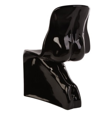 Krzesło HIM czarne- włókno szklane