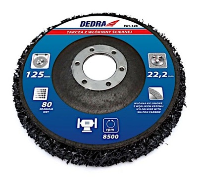 DISC FROM WLOKNINY SCIERNEJ DEDRA F61-125 125MM - milautoparts-fr.ukrlive.com